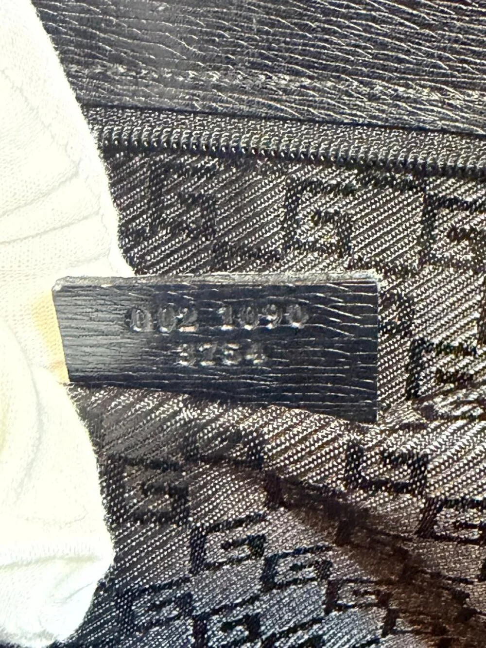 Vintage Gucci Black Structured Leather Tote Bag
